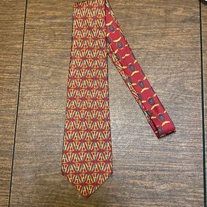 Tommy Hilfiger Silk Tie, 4” at bottom